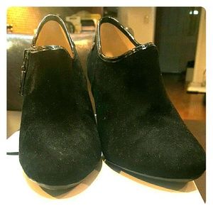 Calvin Klein suede ankle boots